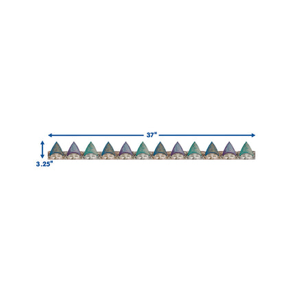 Curiosity Garden Peeking Gnomes Extra Wide Deco Trim
