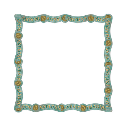 Curiosity Garden Dream Explore Create Imagine Extra Wide Deco Trim