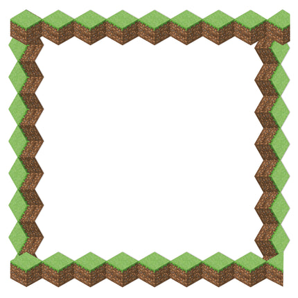 Minecraft Die-cut Blocks Extra Wide Trim