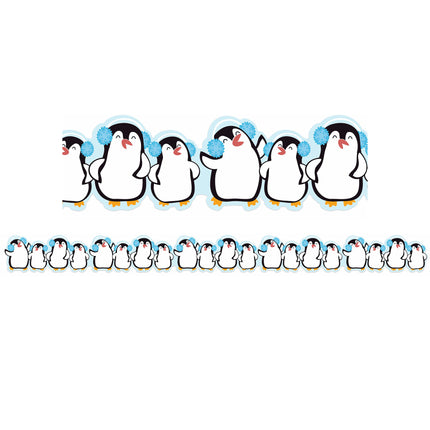Winter Penguin Extra Wide Deco Trim