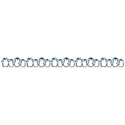 Winter Penguin Extra Wide Deco Trim