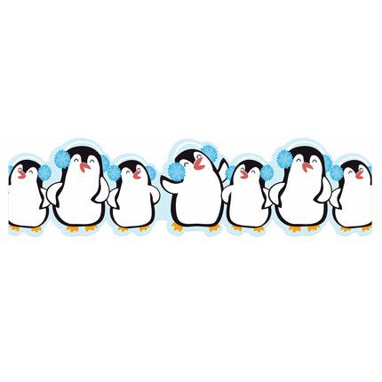 Winter Penguin Extra Wide Deco Trim