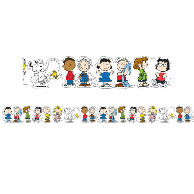 Peanuts Character Lineup Trim Extra Wide Die-cut