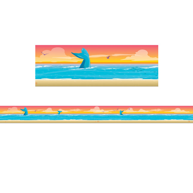 Seas The Day Horizon Deco Trim Extra Wide Die-cut