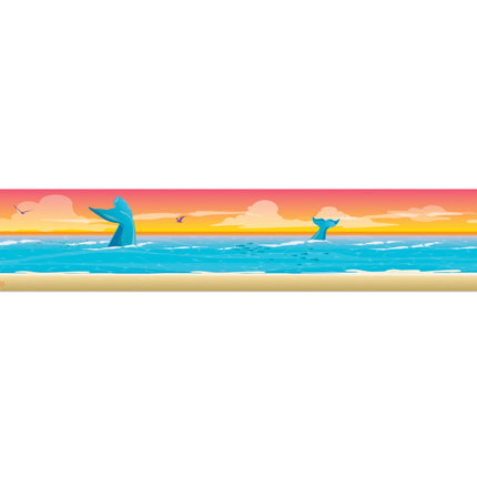 Seas The Day Horizon Deco Trim Extra Wide Die-cut