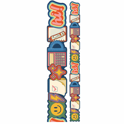 School Icons Deco Trim Extra Wide