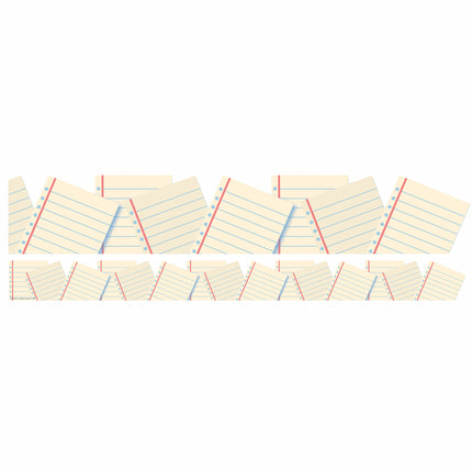 Notebook Paper Deco Trim Extrawide