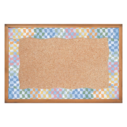 Rainbow Checkered Sky Deco Trim Extra Wide