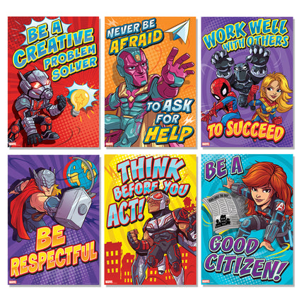 Marvel™ Motivational Poster Set Bulletin Board Set