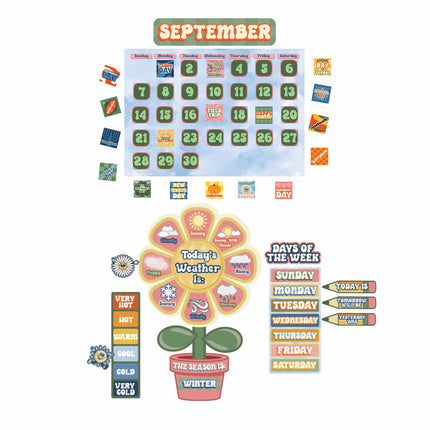 S'Cool Era Calendar Bulletin Board Set