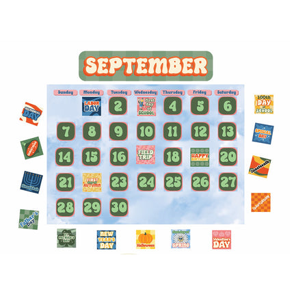S'Cool Era Calendar Bulletin Board Set