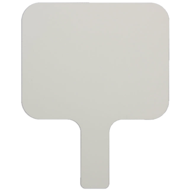 Single-Sided Rectangular Dry Erase Answer Paddle, 8" x 9.75", Single