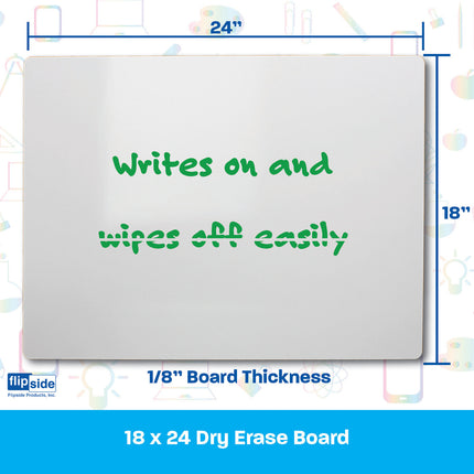 Dry Erase Board, 18" x 24"