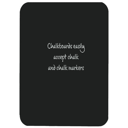 Chalk Board, 9 1/2" x 12", Black