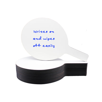 Oval Dry Erase Answer Paddles, 7" x 12", Pack of 12