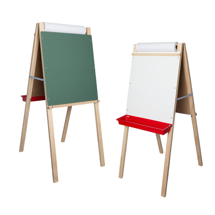 Child's Deluxe Double Easel, Green Chalkboard/Dry Erase Board