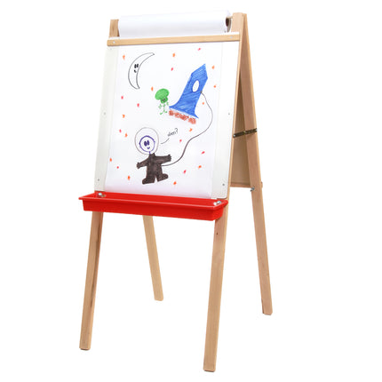 Child's Deluxe Double Easel, Green Chalkboard/Dry Erase Board