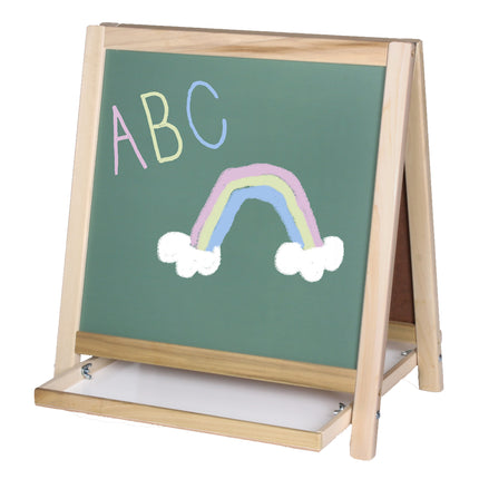 Magnetic Table Top Easel, Chalkboard/Whiteboard