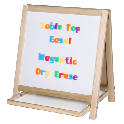 Magnetic Table Top Easel, Chalkboard/Whiteboard