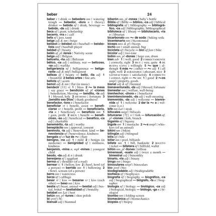 3rd Ed Span Eng Dictionary Students