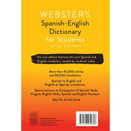 3rd Ed Span Eng Dictionary Students