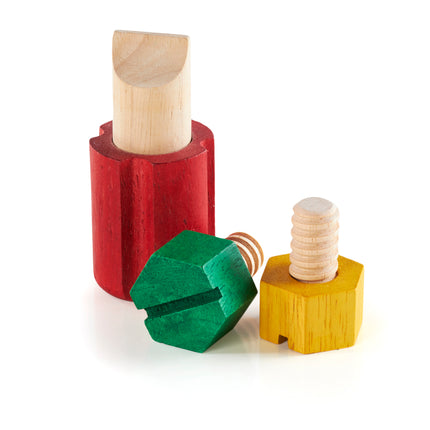Screw Block™, Fine Motor Skill Matching Toy, 8 Pieces