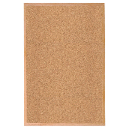 Natural Cork Bulletin Board with Wood Frame, 2'H x 3'W