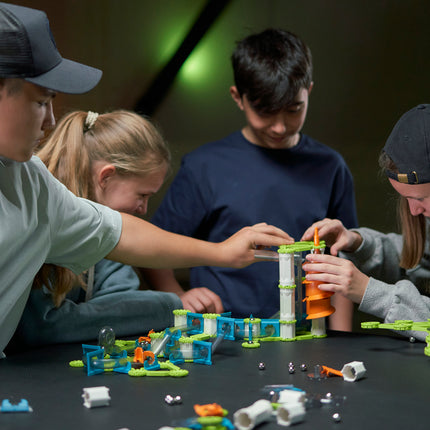 Mechanics Gravity Construction Set, Elevator Circuit Recycled, 207 Pieces