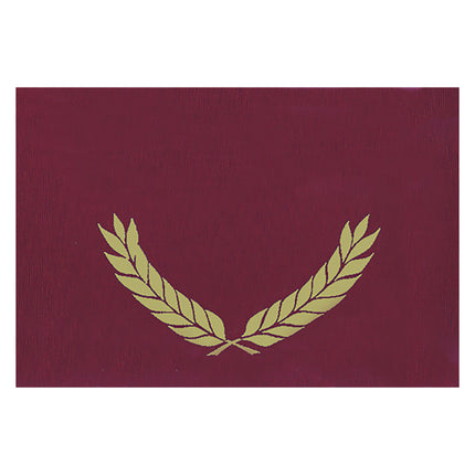 Gold Foil Stamped Maroon Certificate Folders, 10" x 13", Pack of 30