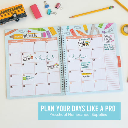 Pink Undated Teacher Planner and Lesson Plan Book