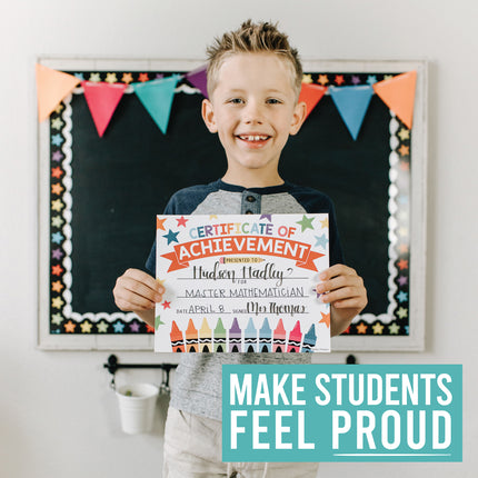 Colorful Preschool Diploma 25ct