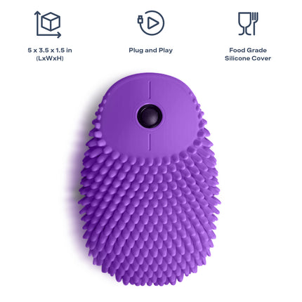 Hoglet Fidget Computer Mouse, Grape