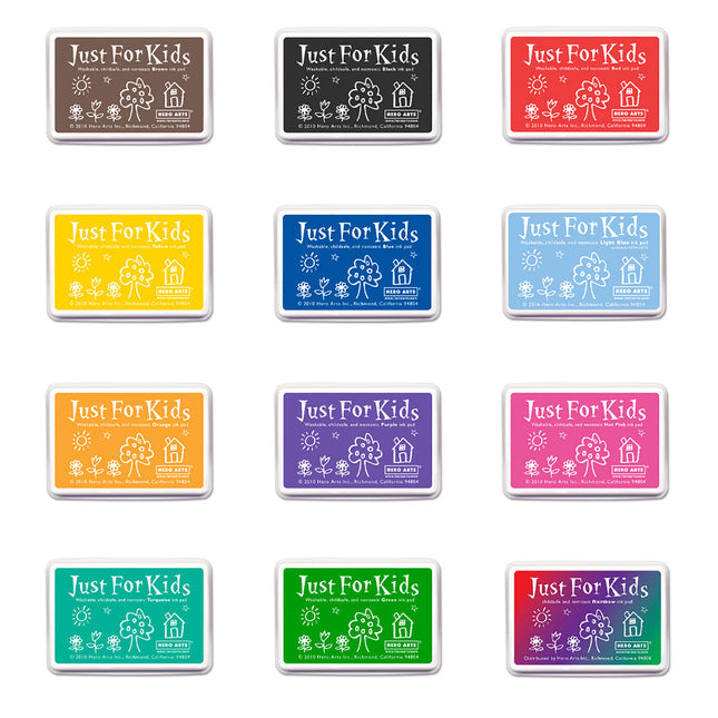 Just for Kids® Get Them All Ink Pad Bundle, Pack of 12