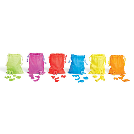 Rainbow Lowercase Magnetic Letters