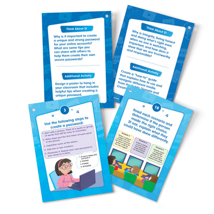 Digital Citizenship Intermediate Hands-on Task Cards