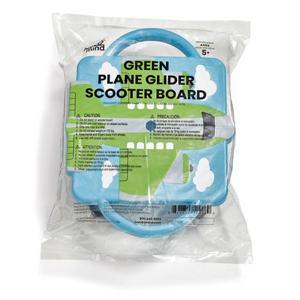 Plane Glider Scooter Board, Green