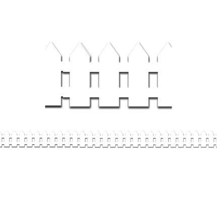 White Fence Border