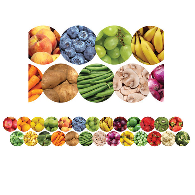 Fruits And Veggies Border