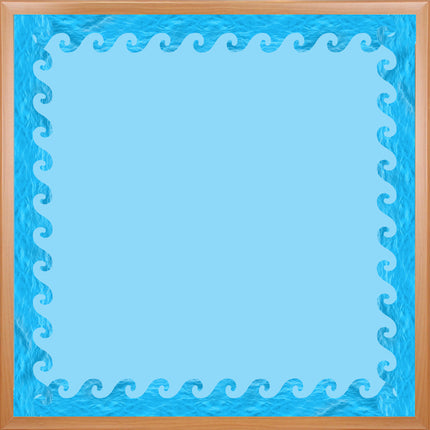 Ocean Waves Border