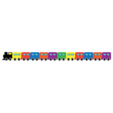 Train Die-Cut Border