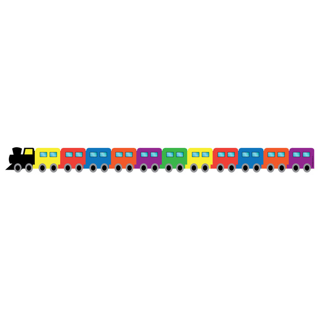 Train Die-Cut Border