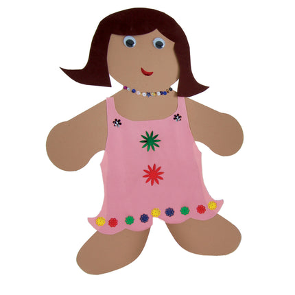 Multicultural Colors People Shapes, Pack of 24