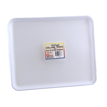 Foam Trays, Pack of 25
