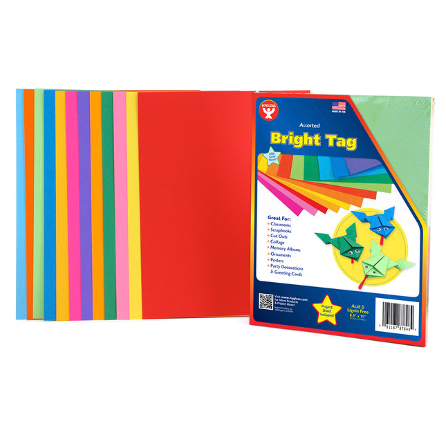 Bright Tag, 12 Assorted Colors