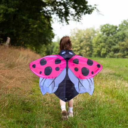 Pink Ladybug Dress-up Wings