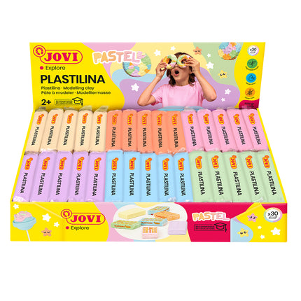 Modeling Clay, 30 Bars, Pastel Colors