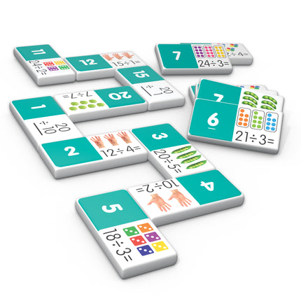 Division Match & Learn Dominoes