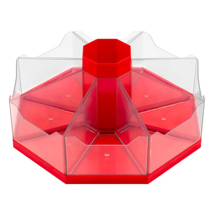 Classroom Caddie Octagonal Storage System, Red