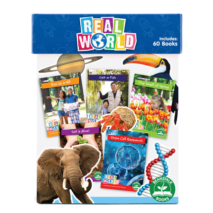 Decodable Readers, Real World Readers, 60 Books