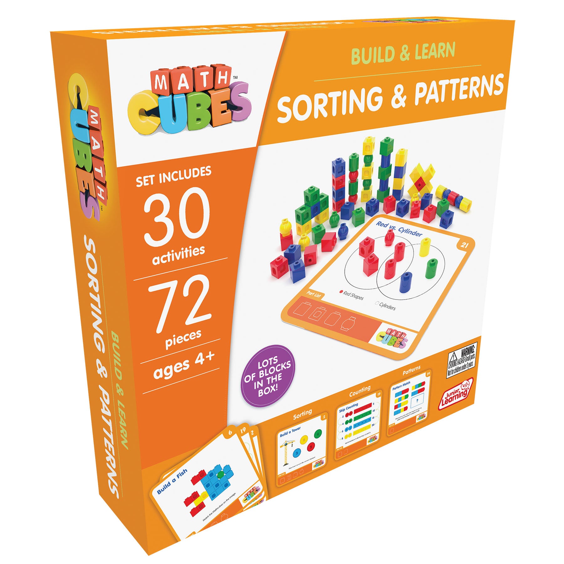 Pattern Sort Packs Mathcubes - Sorting and Patterns – ES School Supply